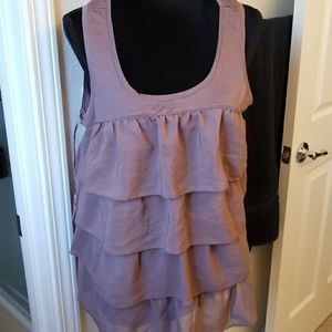 H&M ruffle top size Large